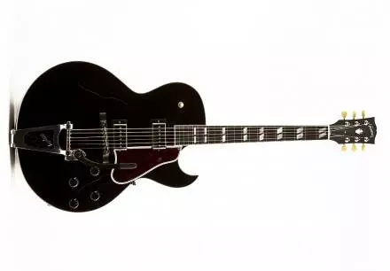 ES-175 Hollowbody Electric with P94 Pickups and Bigsby Trem - Ebony Finish